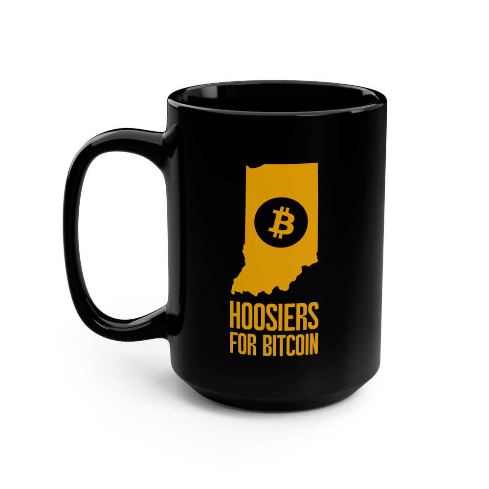 Hoosiers for Bitcoin | Black Mug