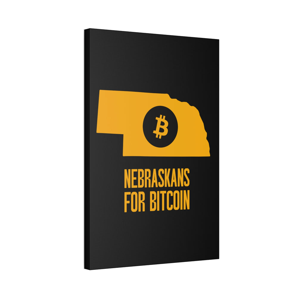 Nebraskans for Bitcoin | Wall Canvas