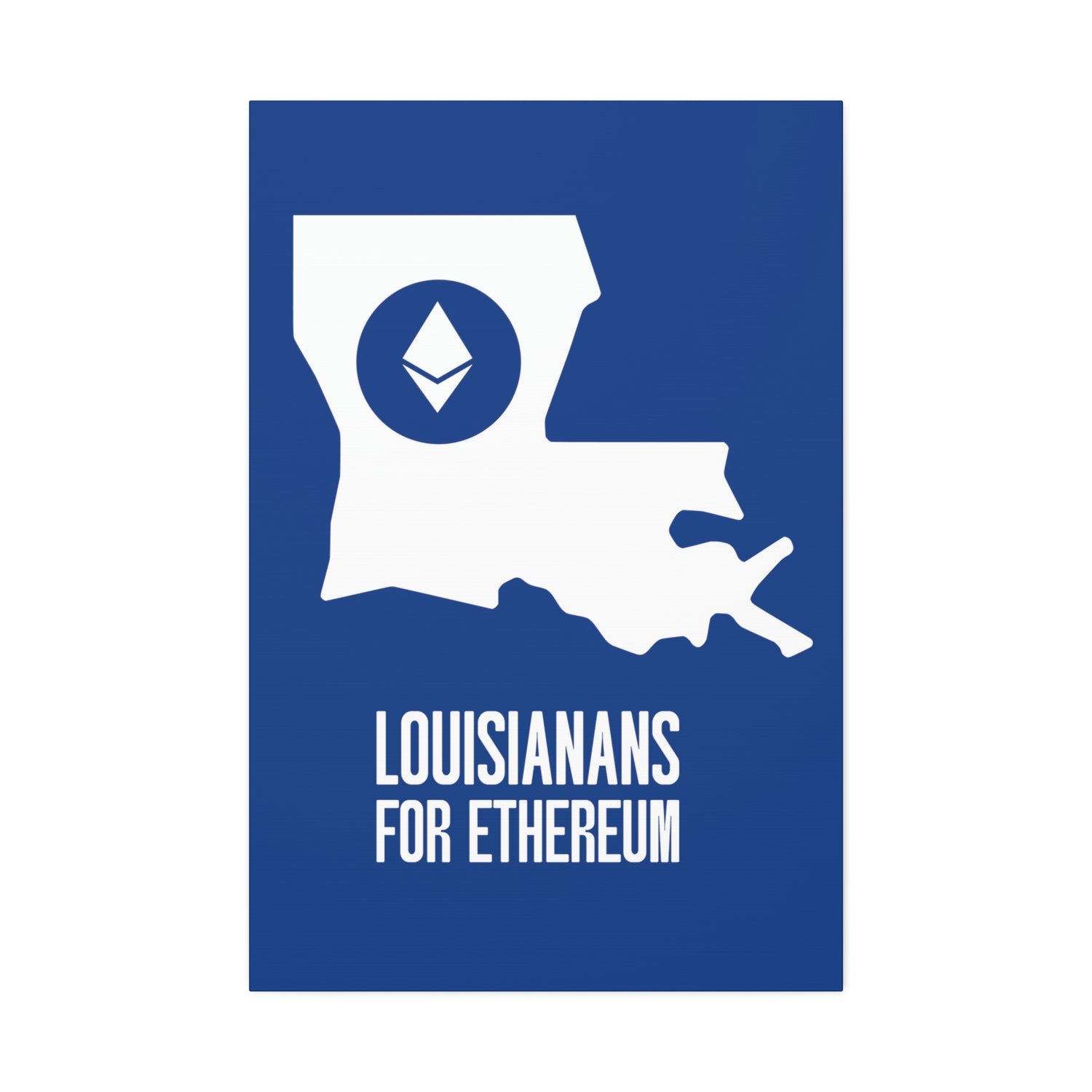 Louisianans for Ethereum | Wall Canvas