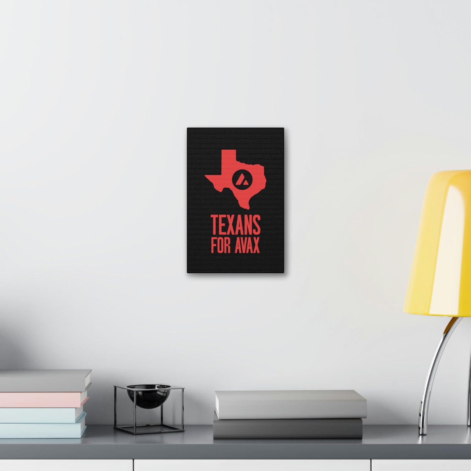 Texans for Avax | Wall Canvas