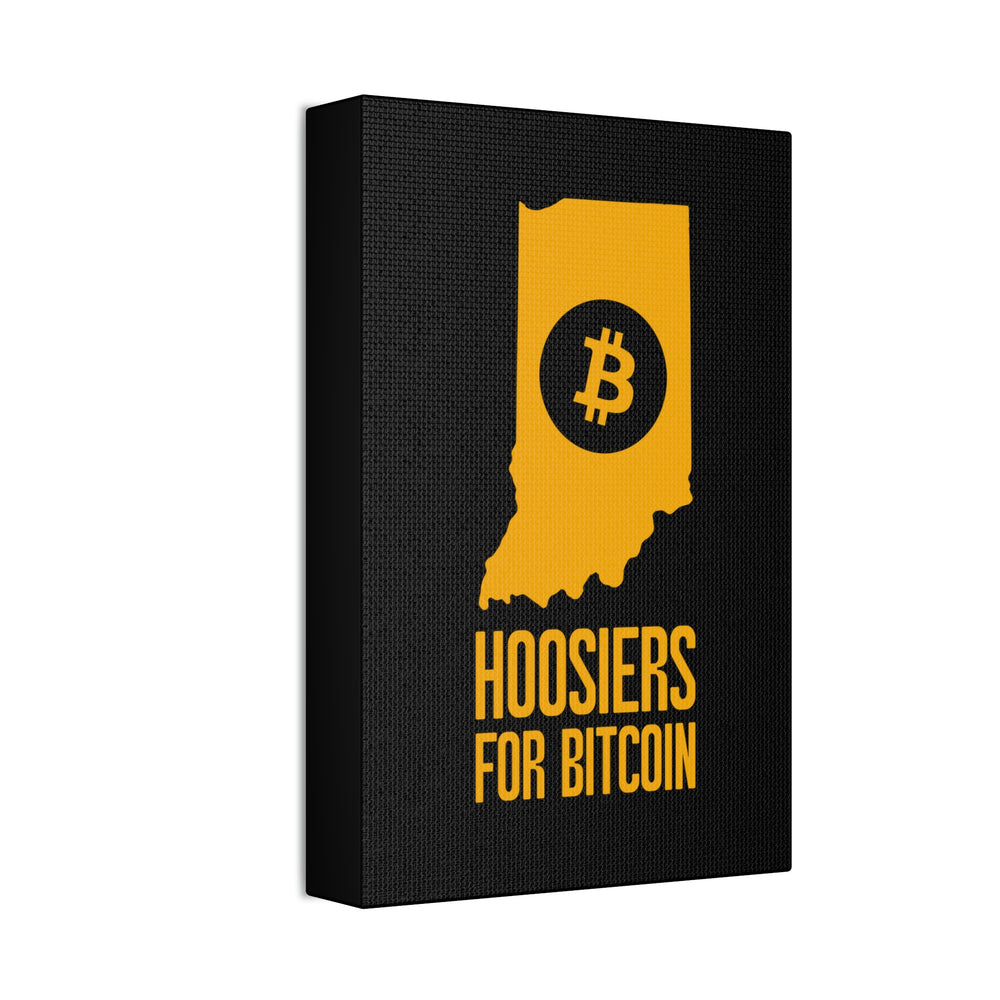 Hoosiers for Bitcoin | Wall Canvas