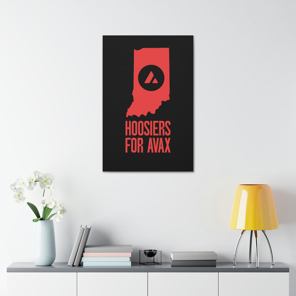 Hoosiers for Avax | Wall Canvas