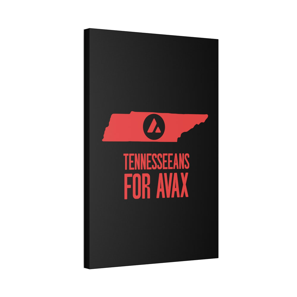 Tennesseeans for Avax | Wall Canvas