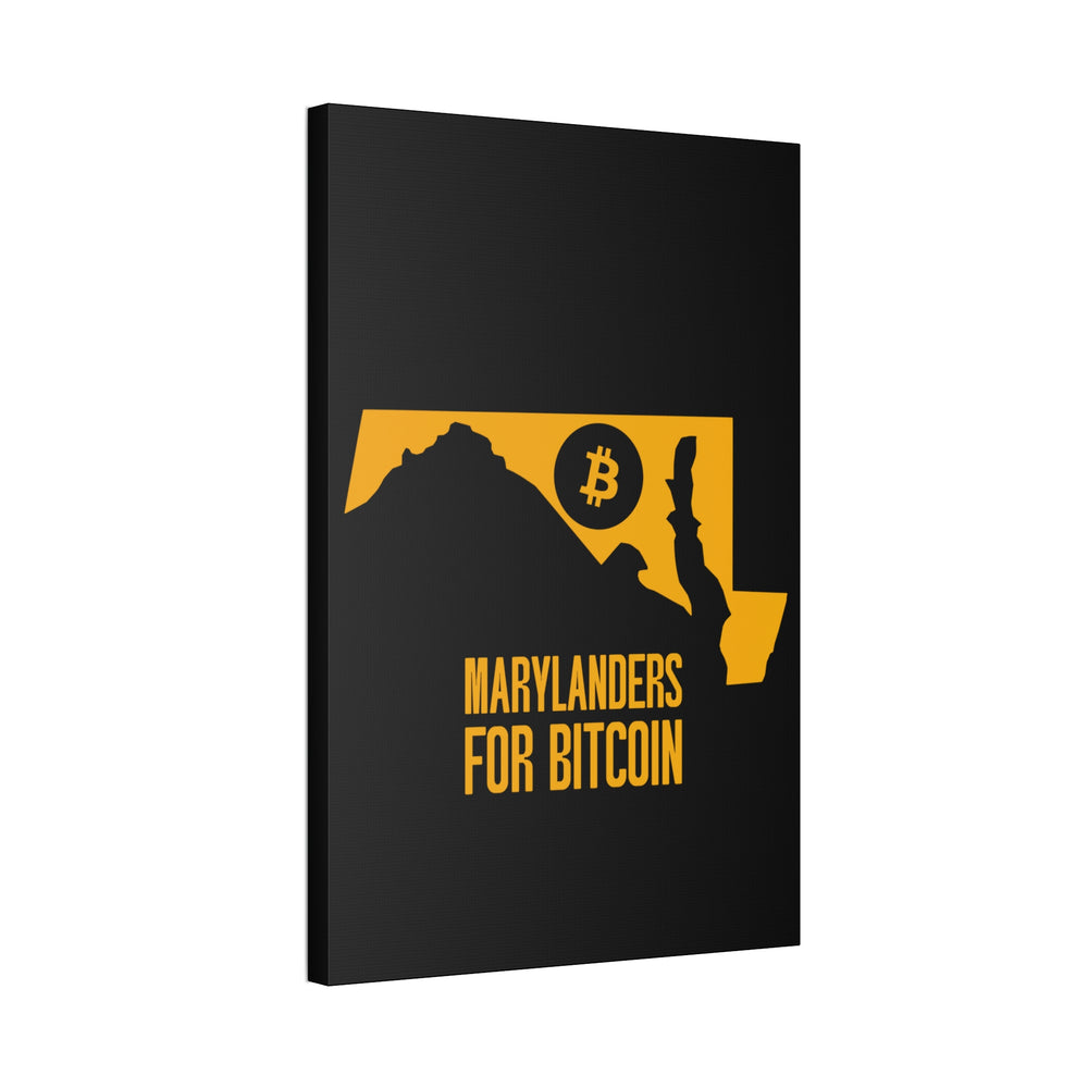 Marylanders for Bitcoin | Wall Canvas