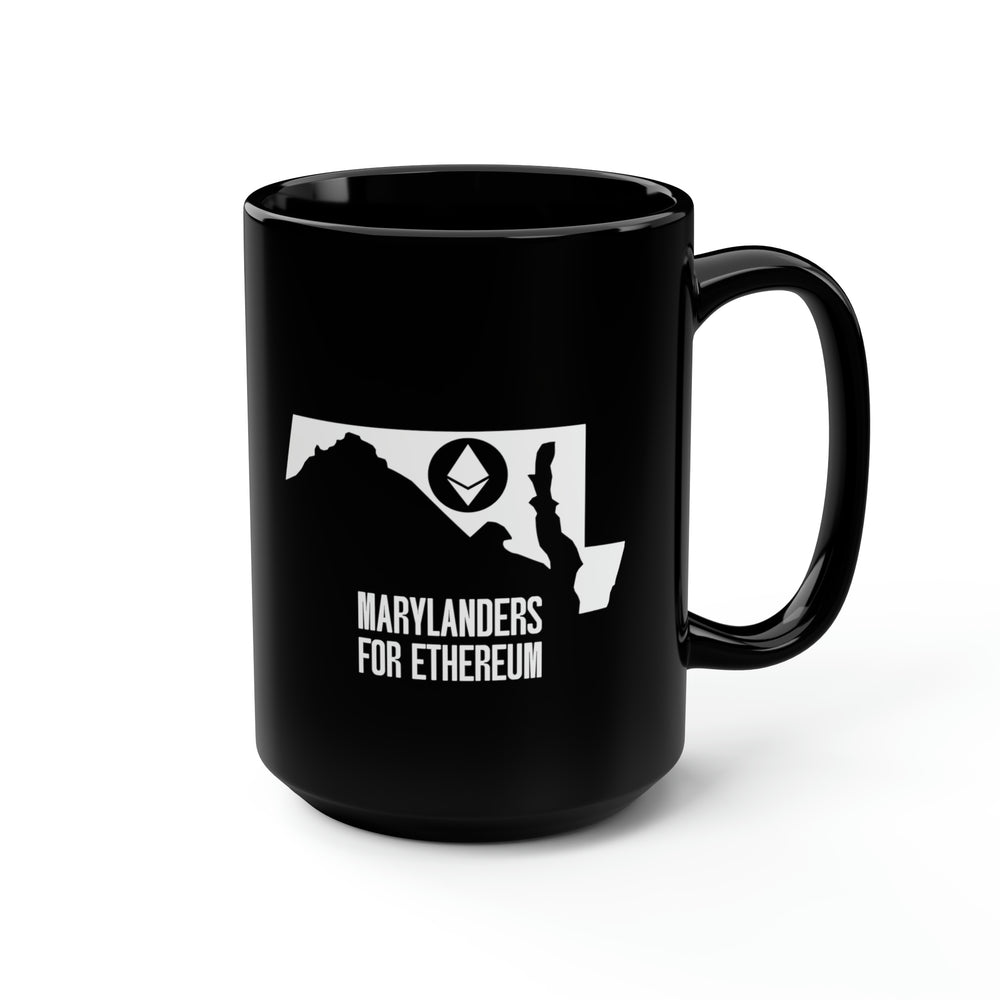 Marylanders for Ethereum | Black Mug