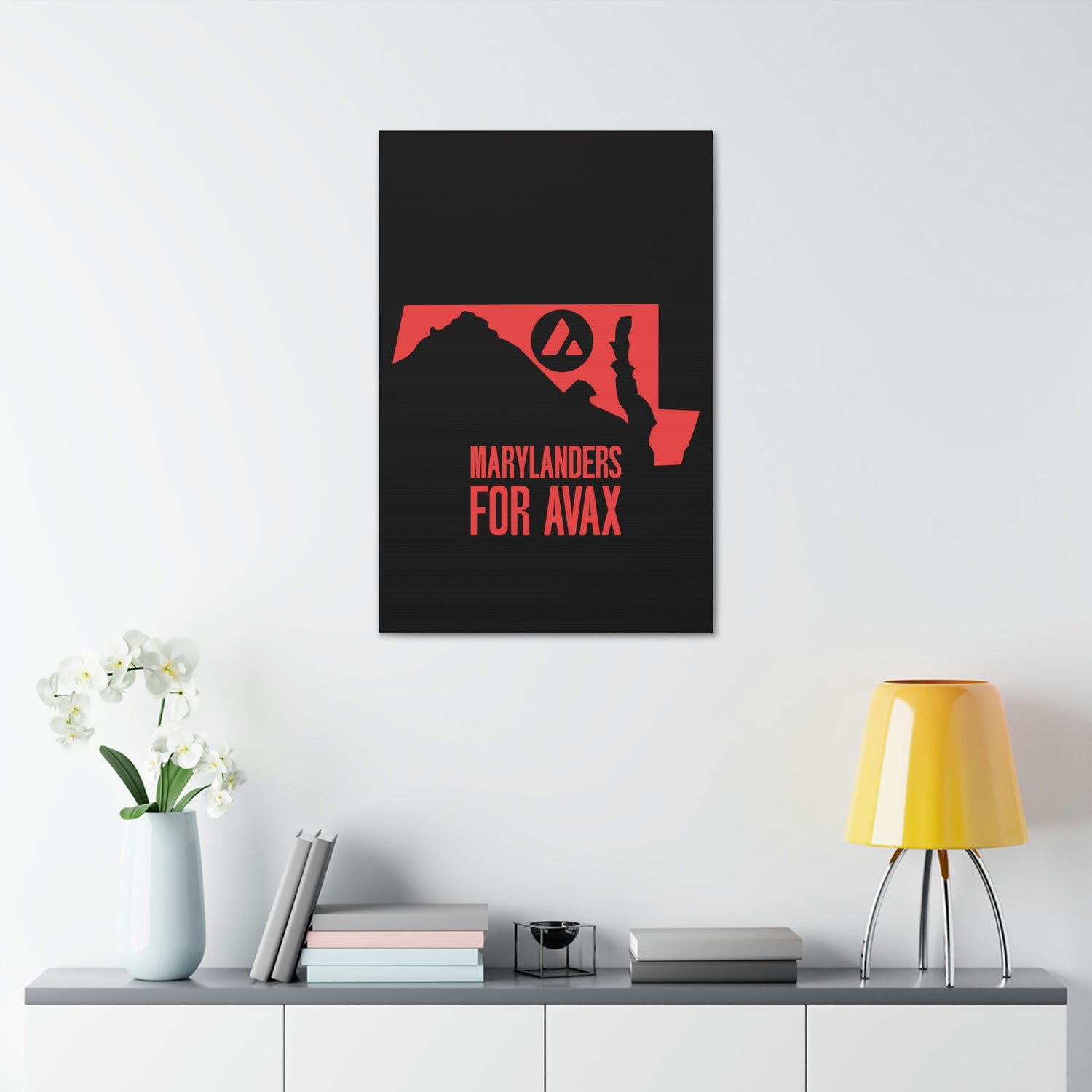 Marylanders for Avax | Wall Canvas