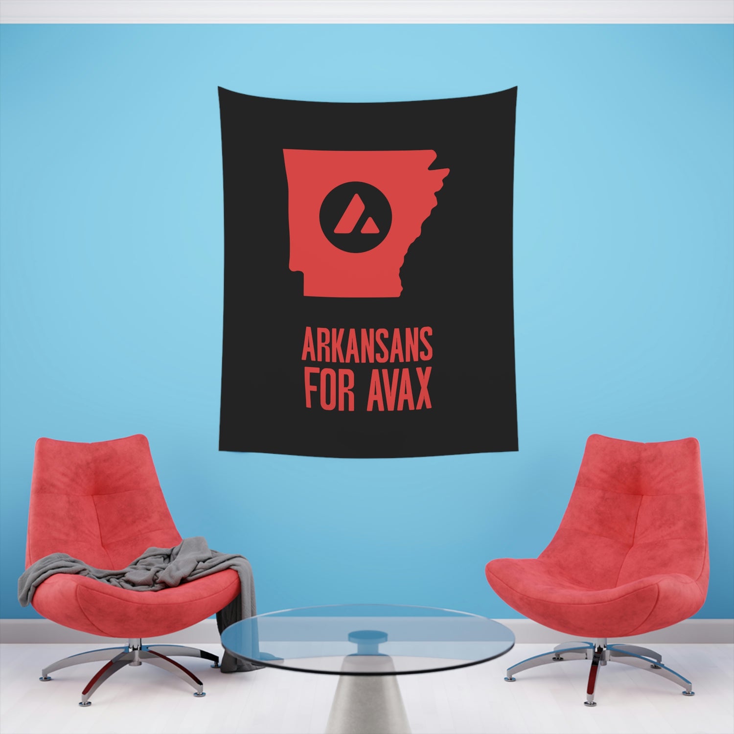 Arkansans for Avax | Wall Tapestry