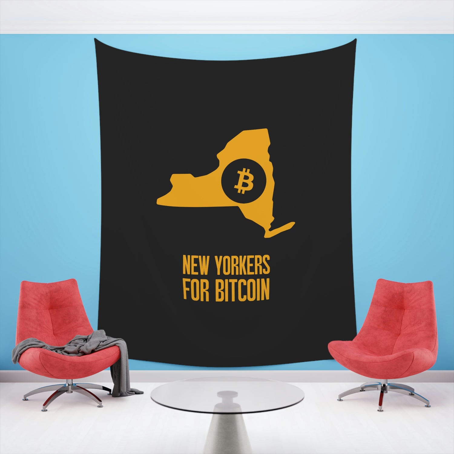 New Yorkers for Bitcoin | Wall Tapestry