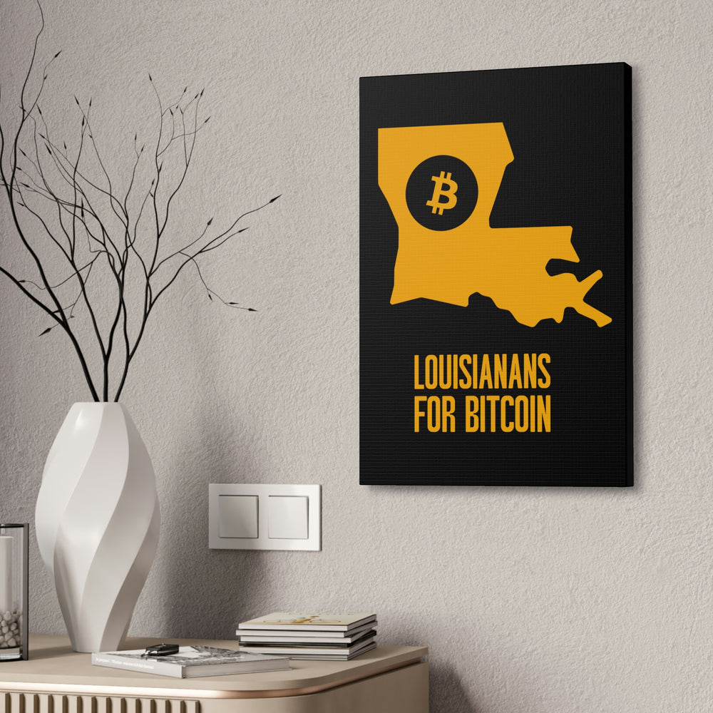 Louisianans for Bitcoin | Wall Canvas