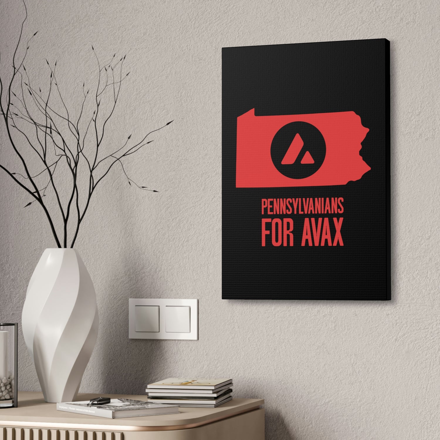 Pennsylvanians for Avax | Wall Canvas