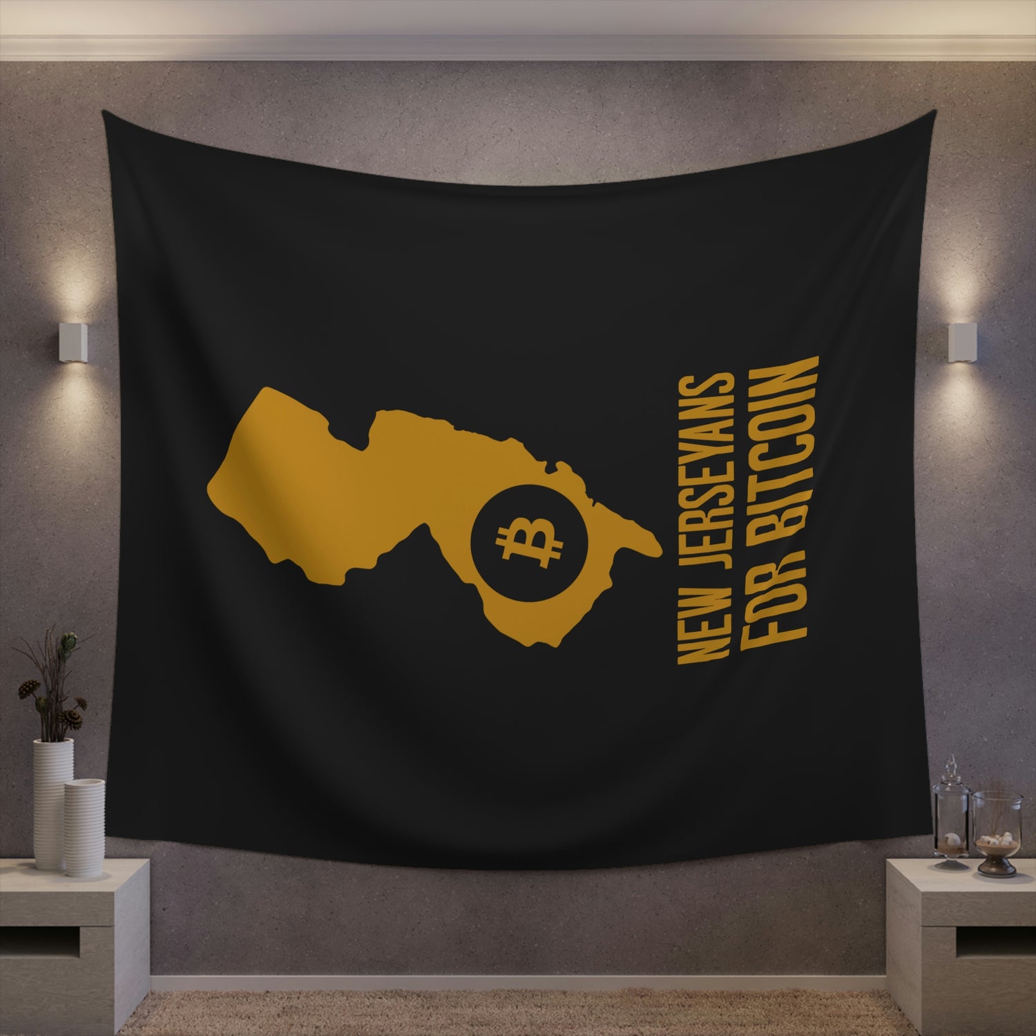 New Jerseyans for Bitcoin | Wall Tapestry