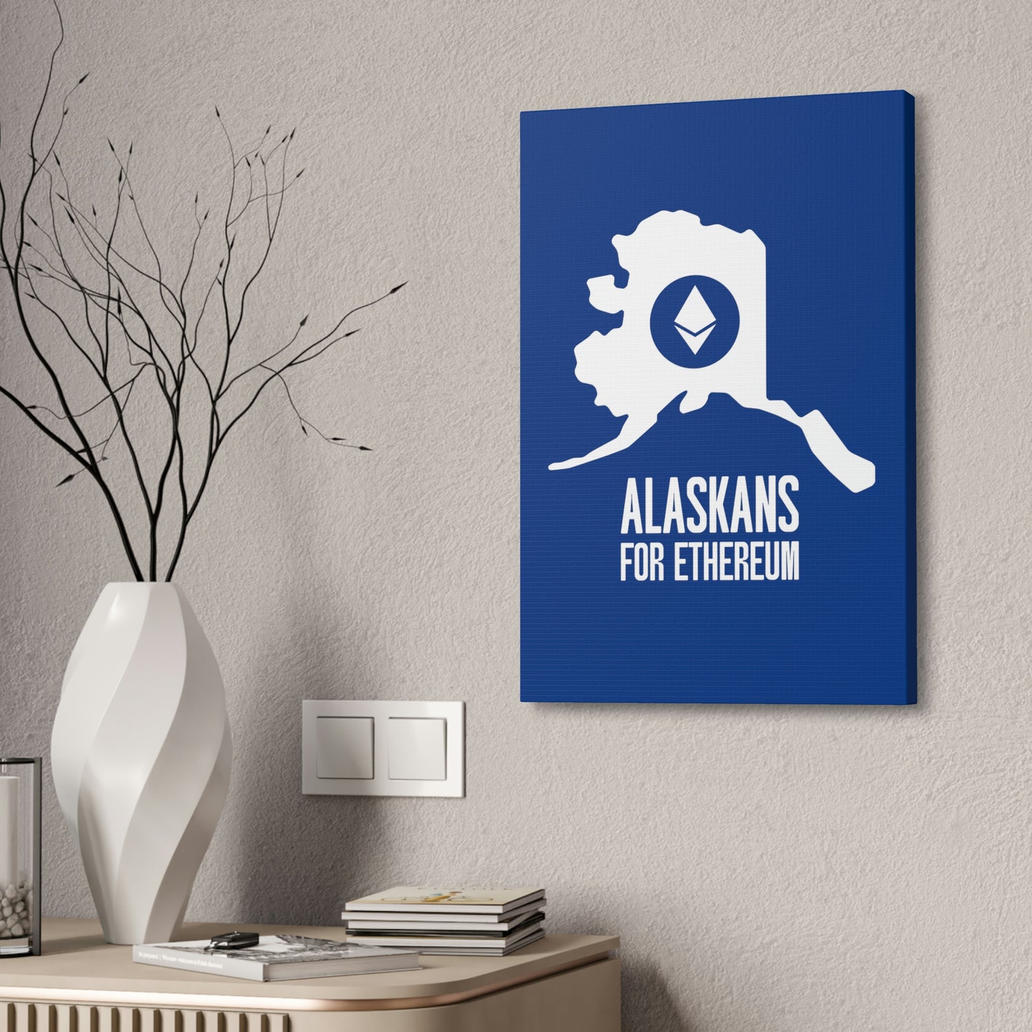 Alaskans for Ethereum | Wall Canvas