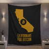 Californians for Bitcoin | Wall Tapestry