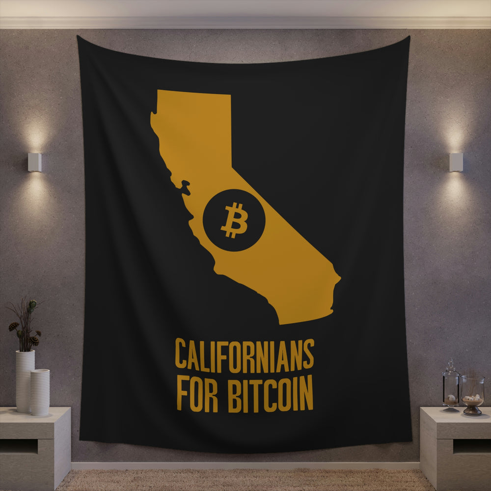 Californians for Bitcoin | Wall Tapestry