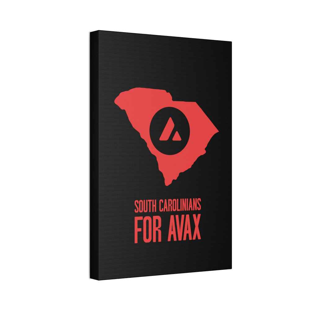 South Carolinians for Avax | Wall Canvas