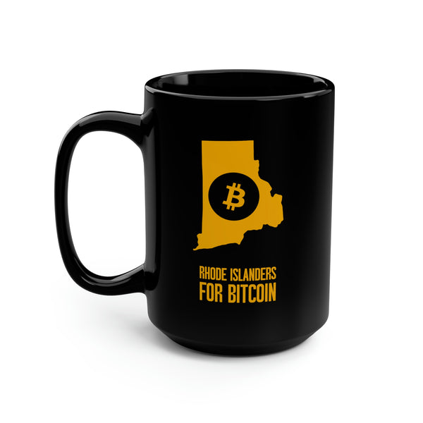 Rhode Islanders for Bitcoin | Black Mug