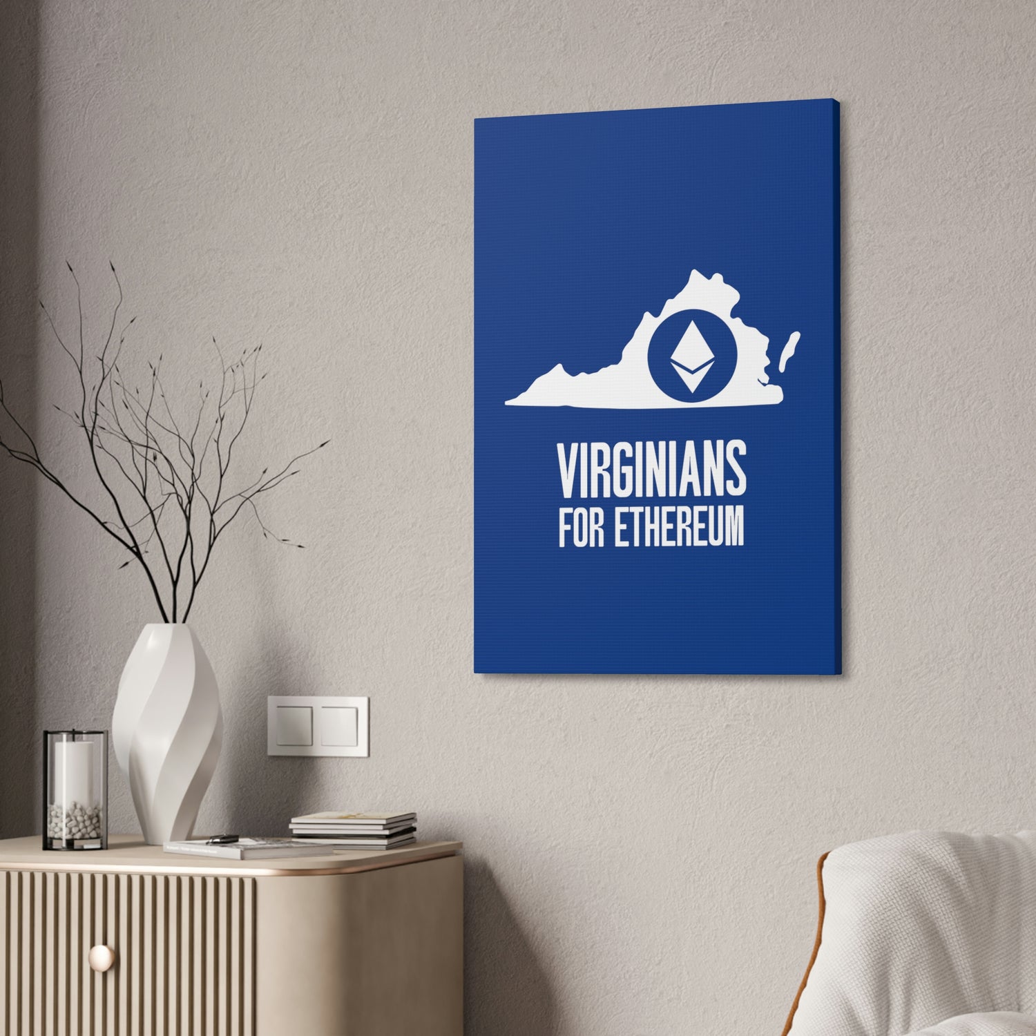 Virginians for Ethereum | Wall Canvas