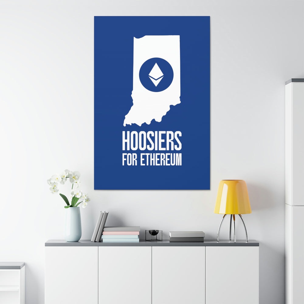 Hoosiers for Ethereum | Wall Canvas