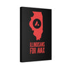 Illinoisans for Avax | Wall Canvas