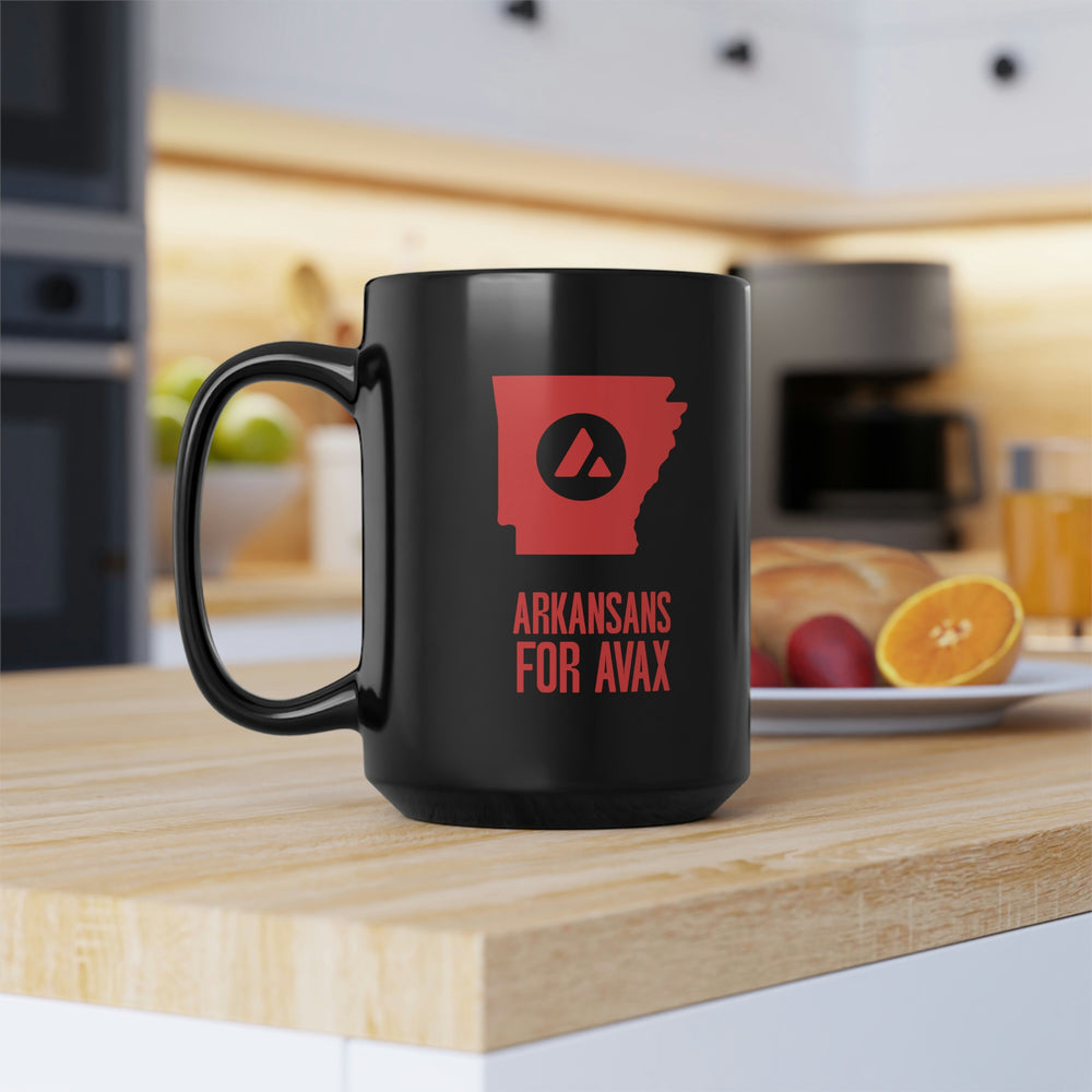 Arkansans for Avax | Black Mug