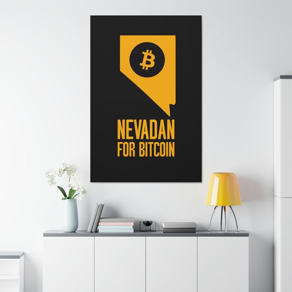 Nevadan for Bitcoin | Wall Canvas