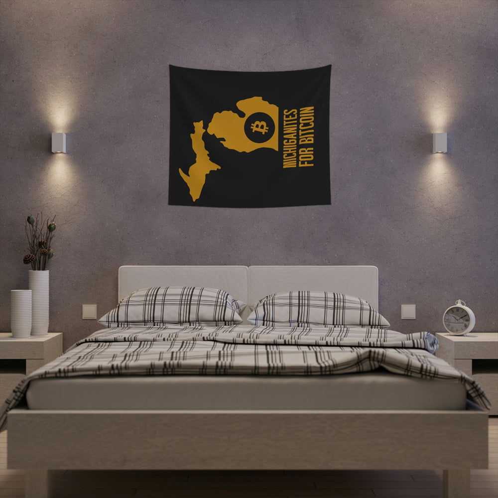 Michiganites for Bitcoin | Wall Tapestry