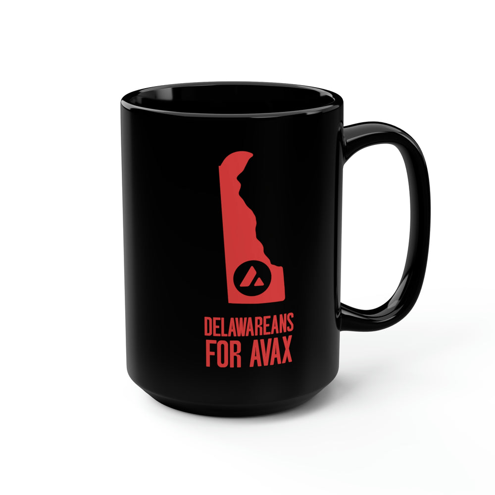 Delawareans for Avax | Black Mug