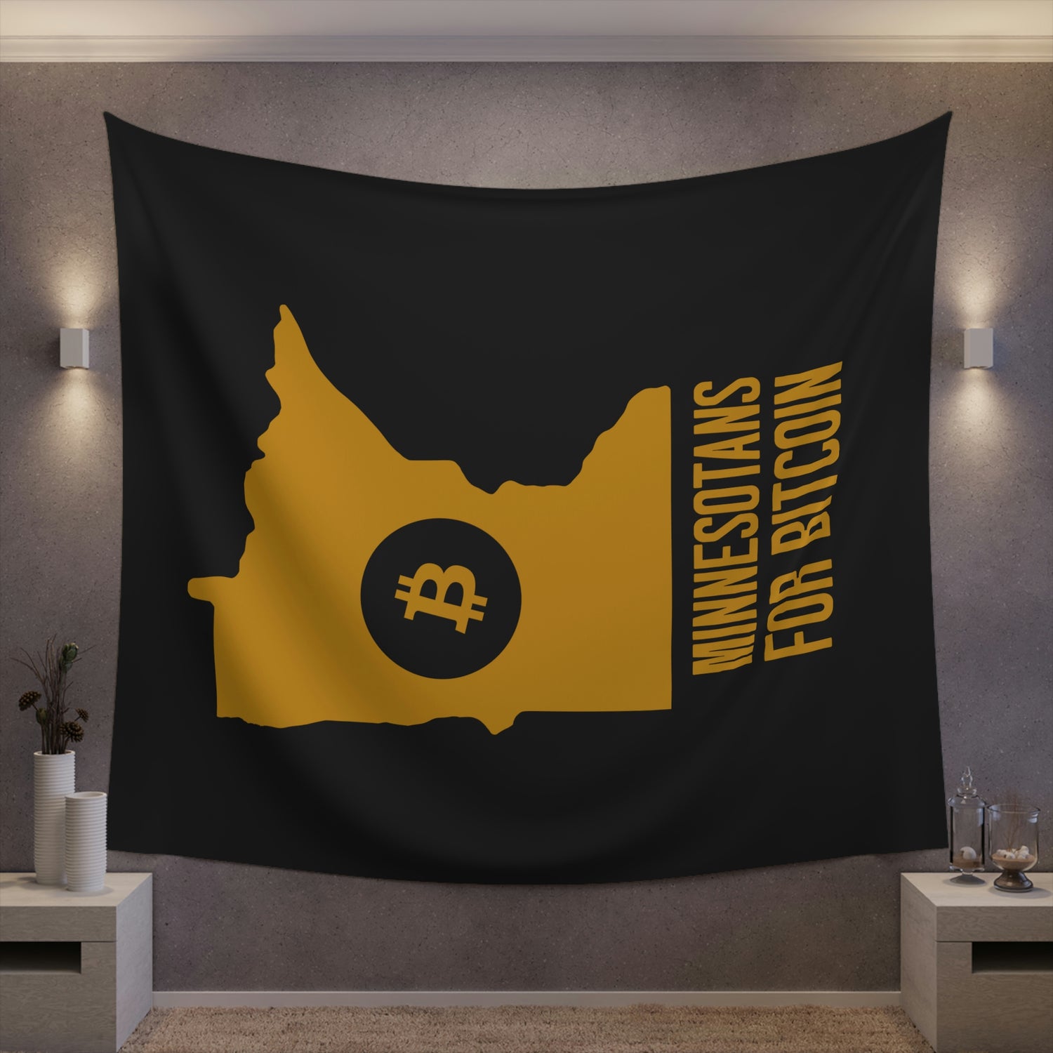 Minnesotans for Bitcoin | Wall Tapestry