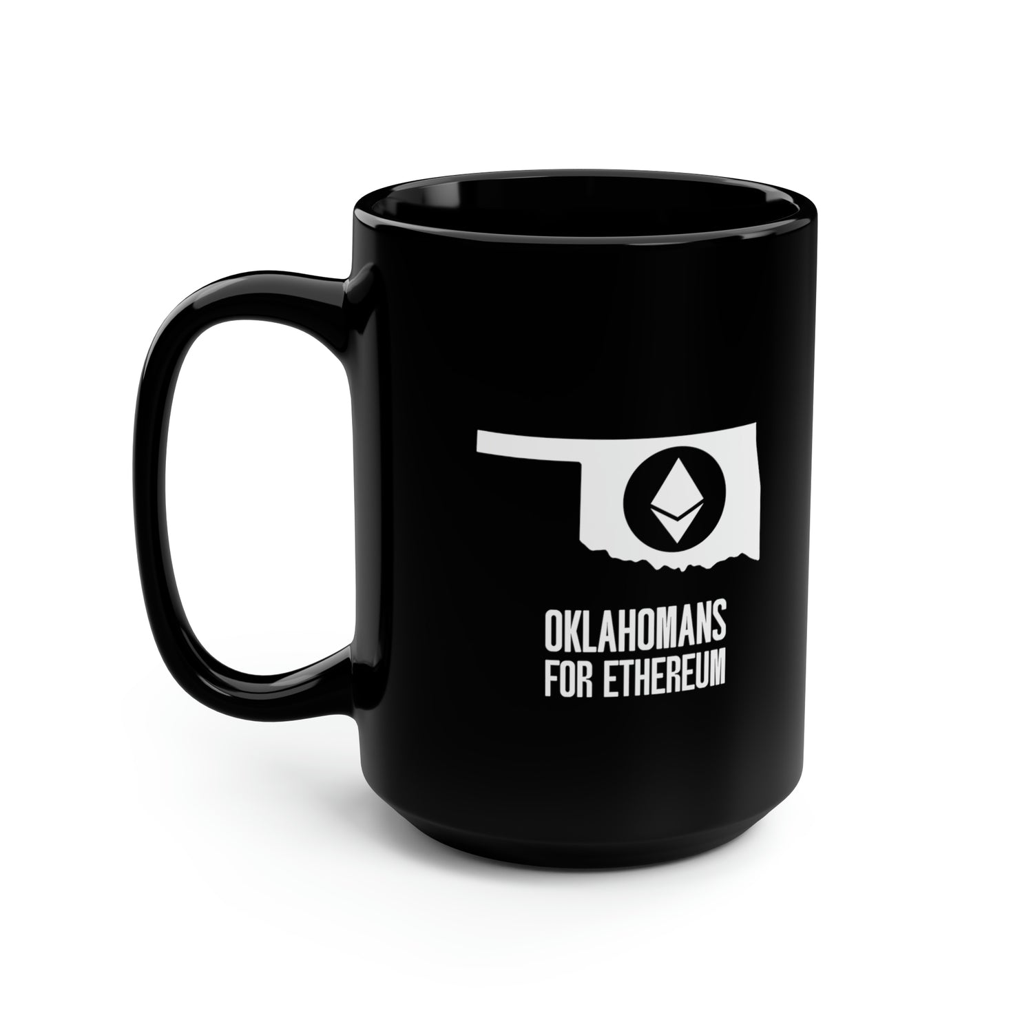 Oklahomans for Ethereum | Black Mug