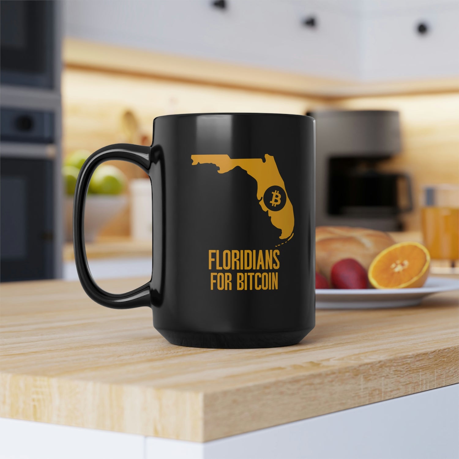 Floridians for Bitcoin | Black Mug