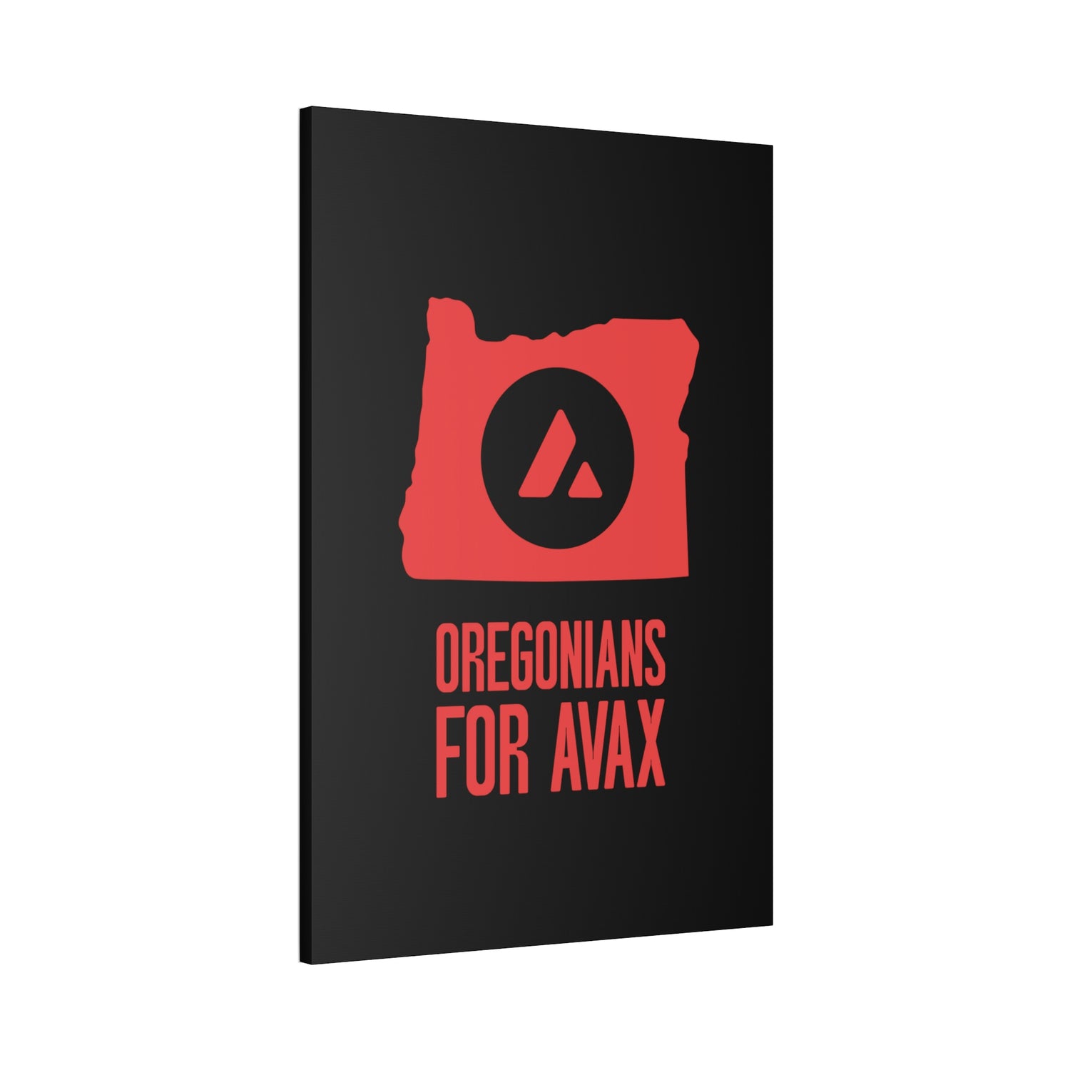 Oregonians for Avax | Wall Canvas