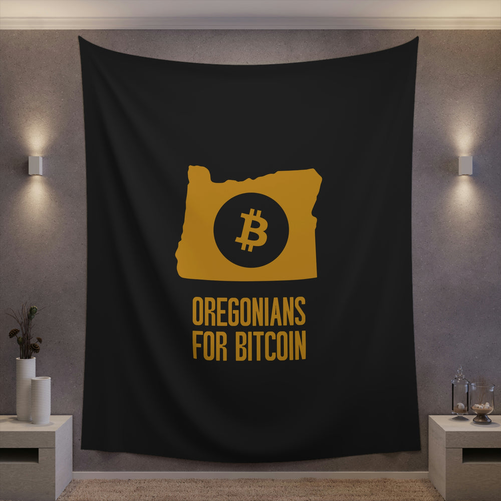 Oregonians for Bitcoin | Wall Tapestry