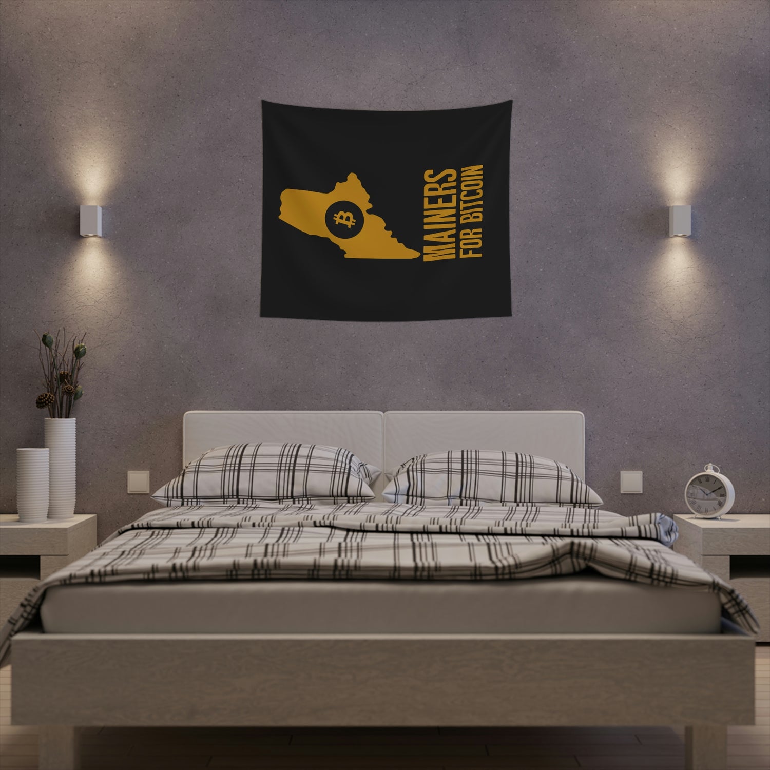 Mainers for Bitcoin | Wall Tapestry