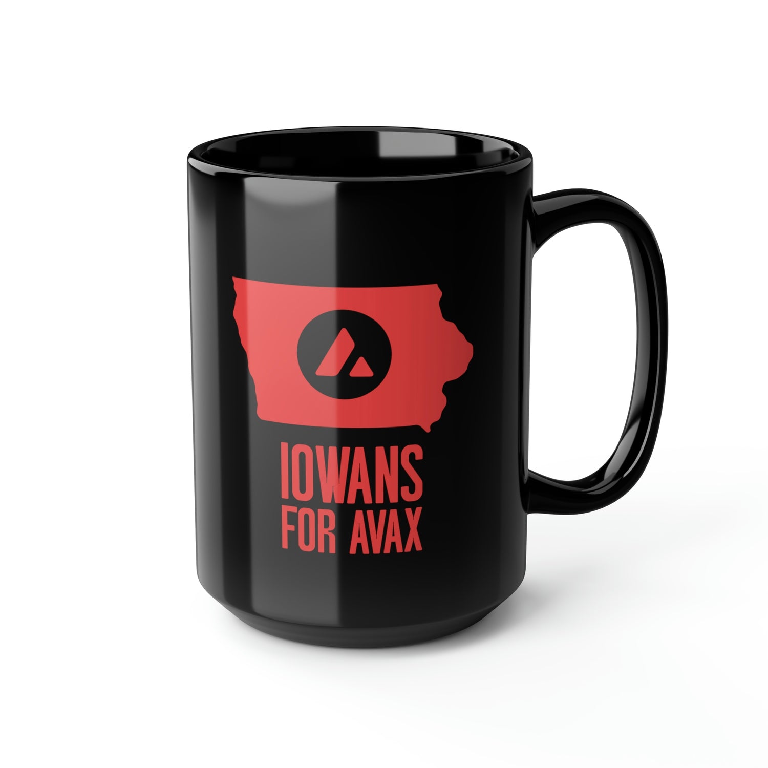 Iowans for Avax | Black Mug