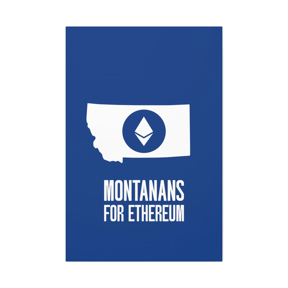 Montanans for Ethereum | Wall Canvas