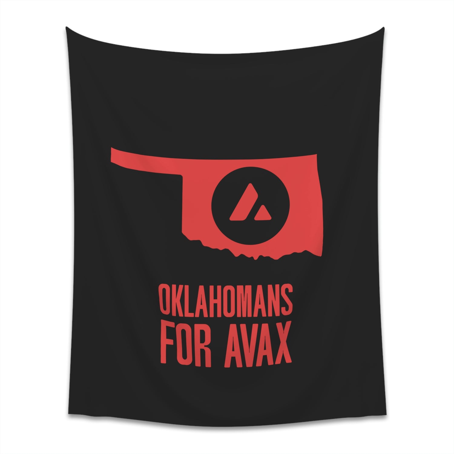 Oklahomans for Avax | Wall Tapestry