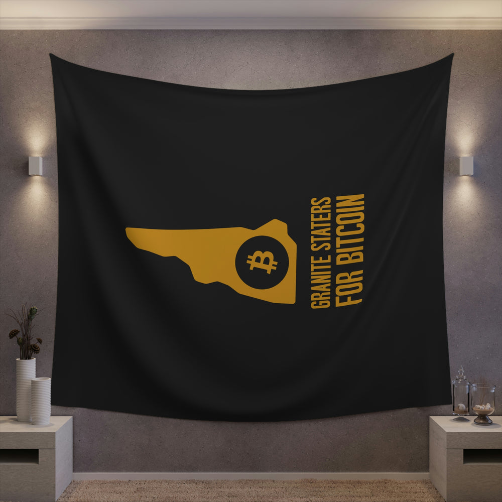 Granite Staters for Bitcoin | Wall Tapestry