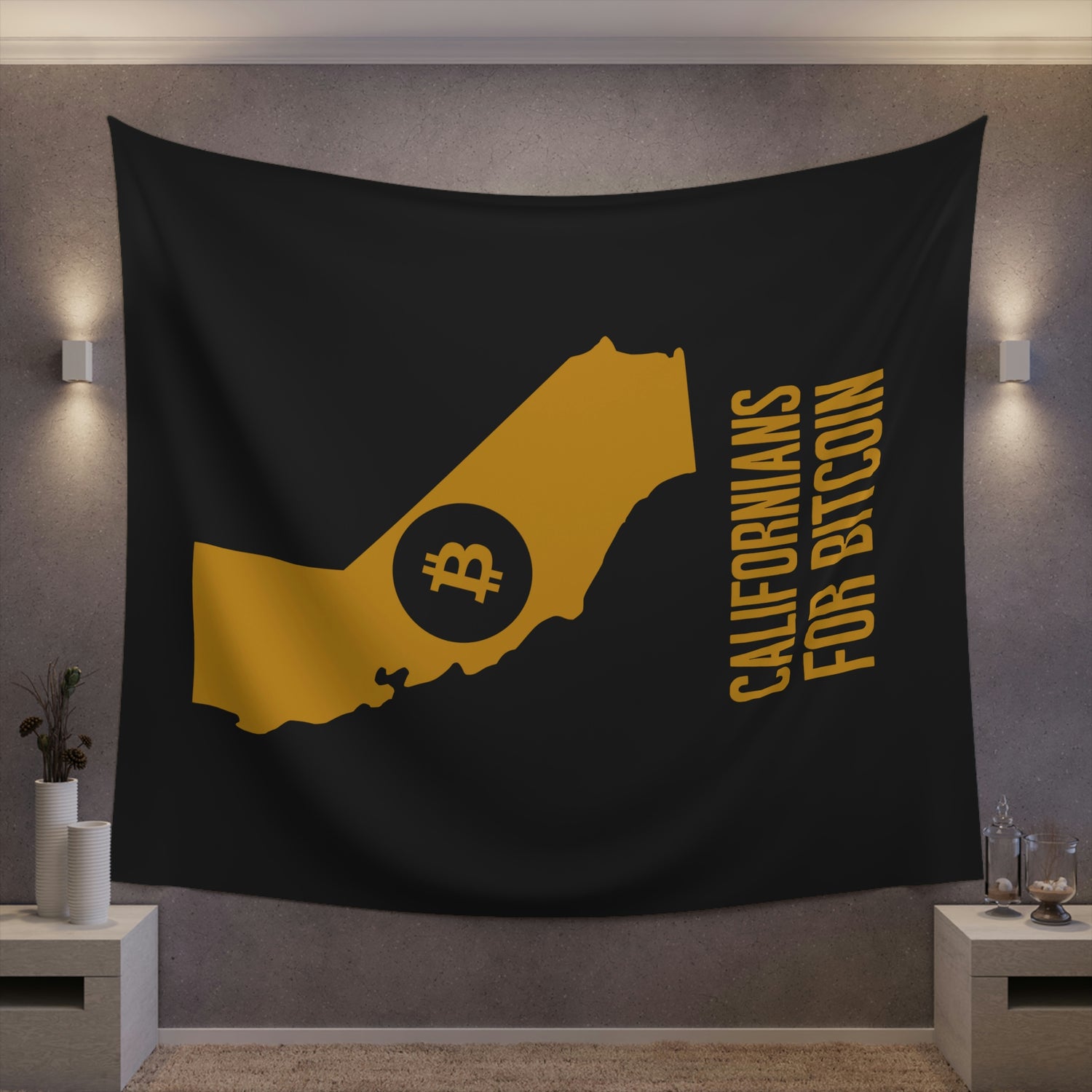 Californians for Bitcoin | Wall Tapestry