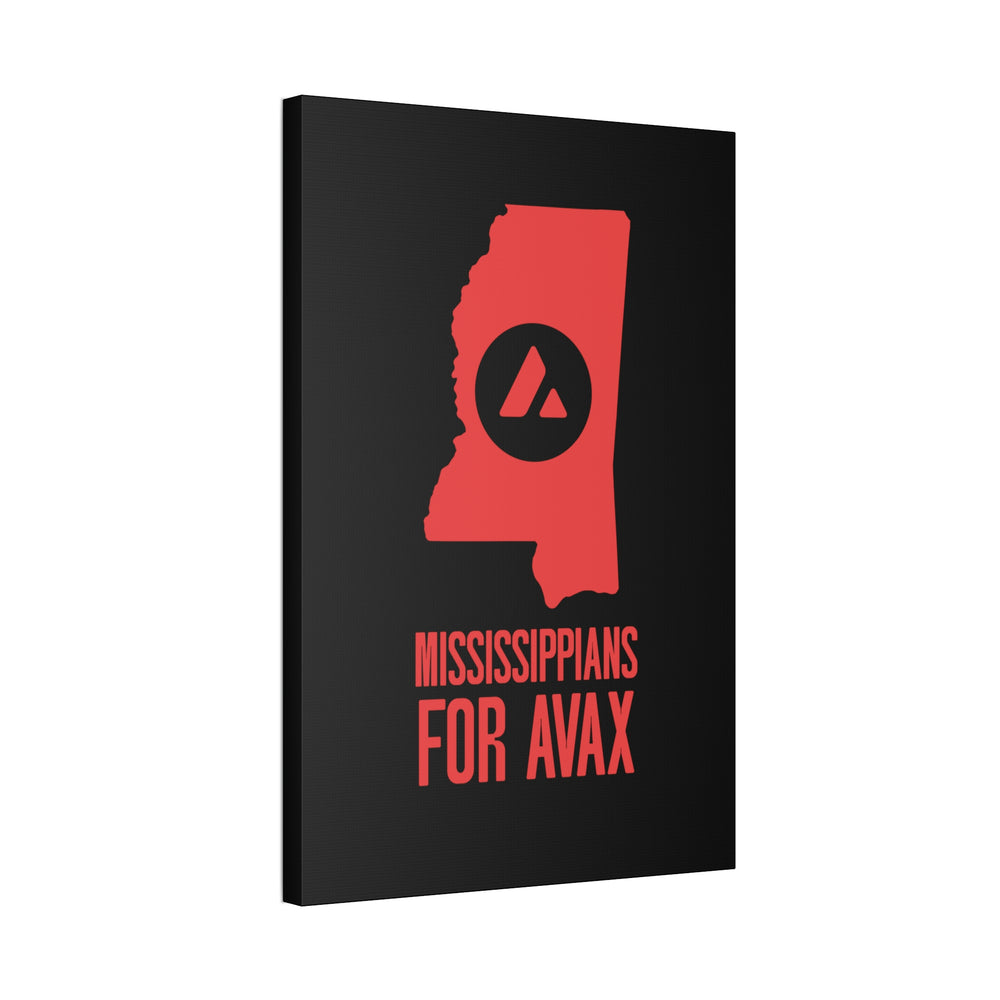 Mississippians for Avax | Wall Canvas