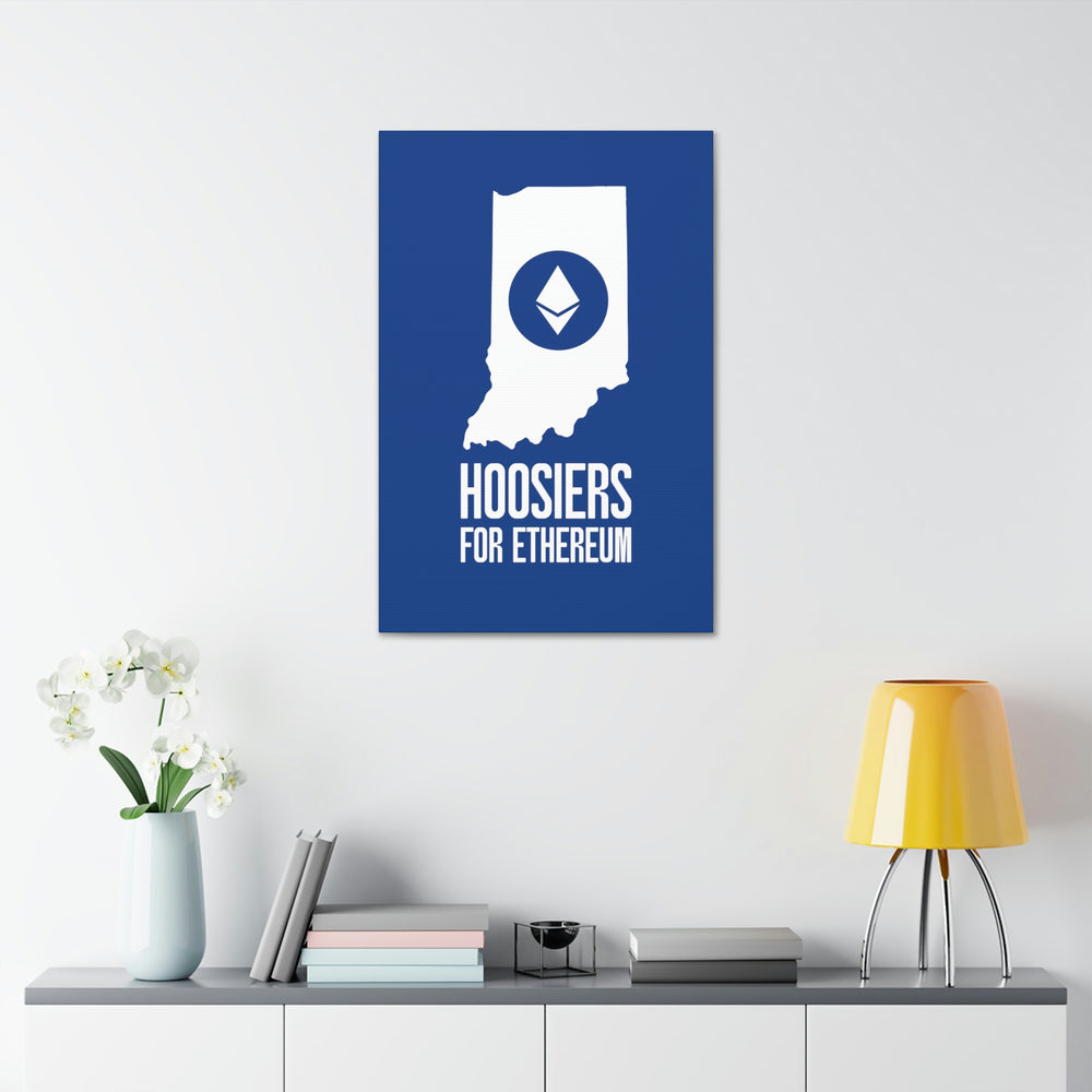 Hoosiers for Ethereum | Wall Canvas