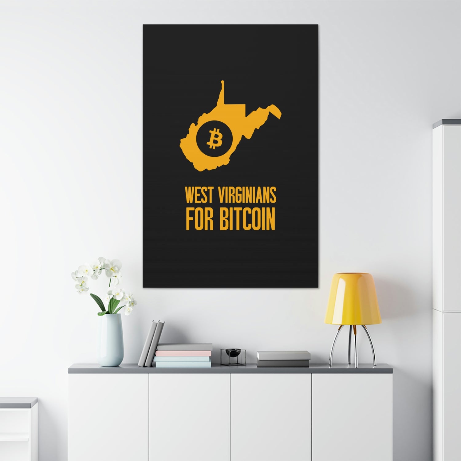 West Virginians for Bitcoin | Wall Canvas