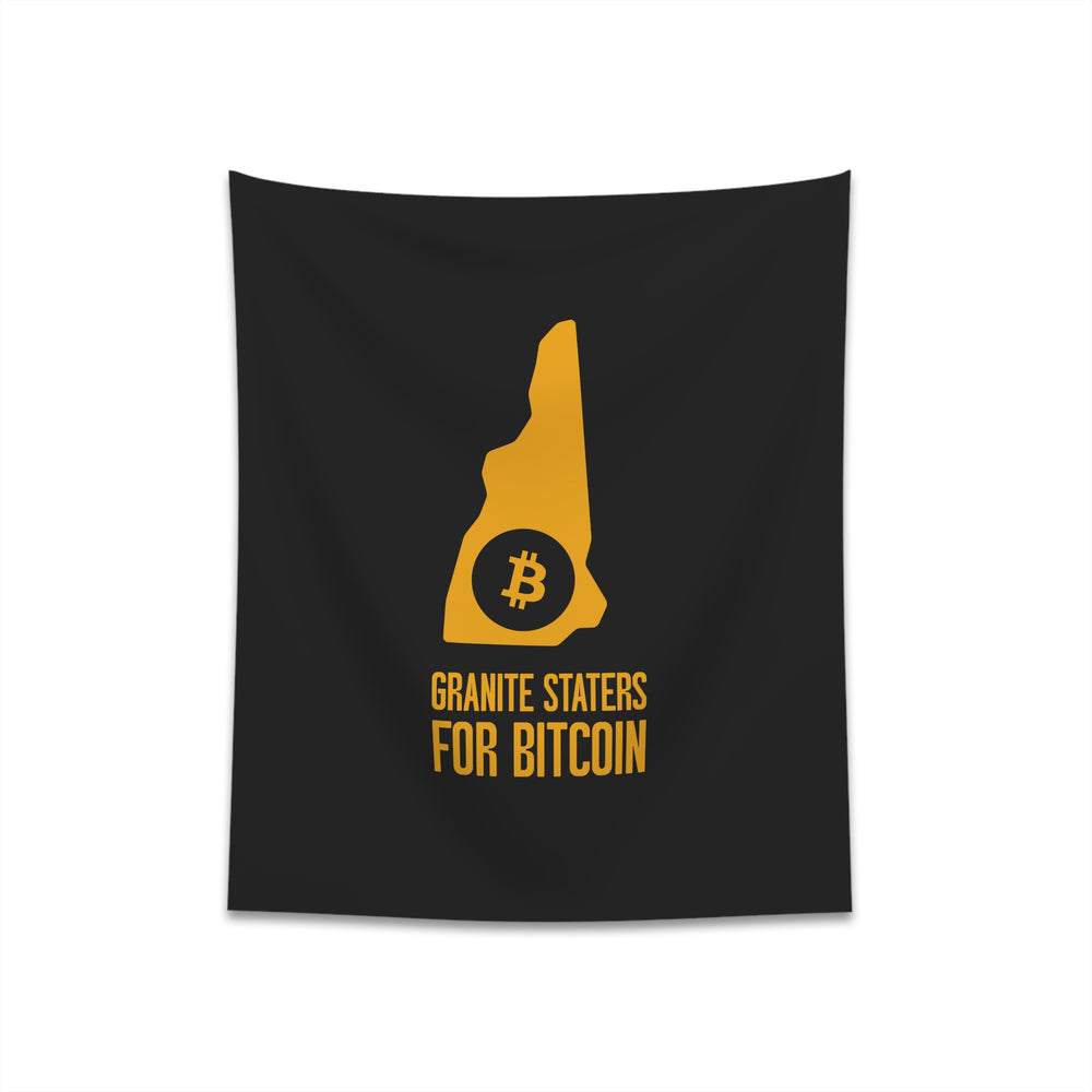 Granite Staters for Bitcoin | Wall Tapestry