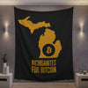 Michiganites for Bitcoin | Wall Tapestry