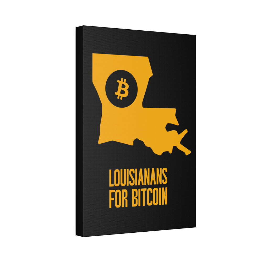 Louisianans for Bitcoin | Wall Canvas