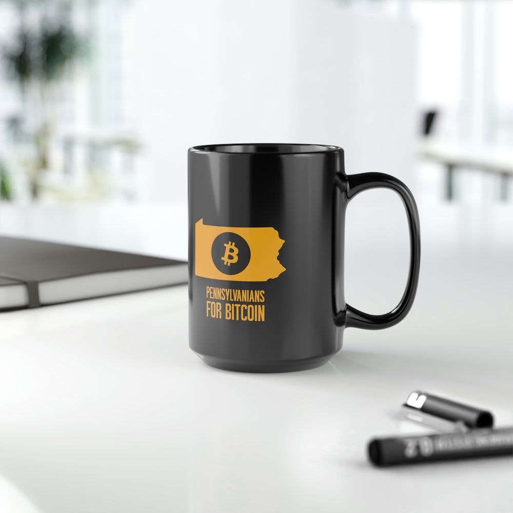 Pennsylvanians for Bitcoin | Black Mug