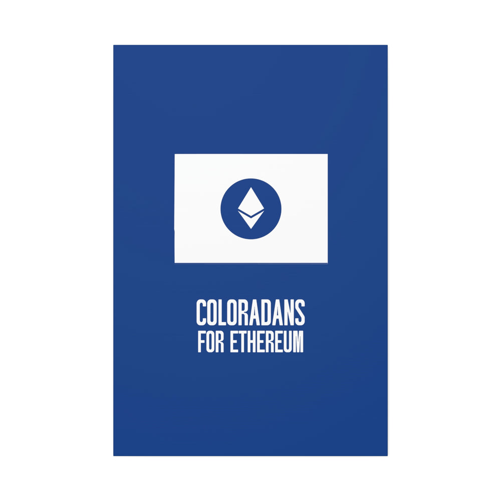 Coloradans for Ethereum | Wall Canvas