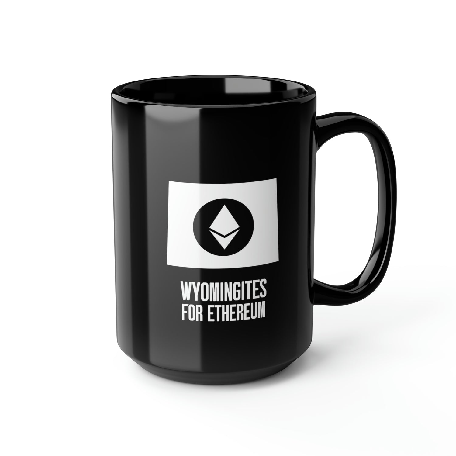 Wyomingites for Ethereum | Black Mug