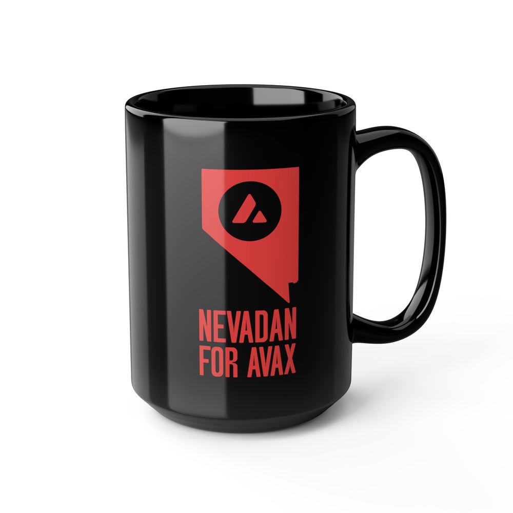 Nevadan for Avax | Black Mug