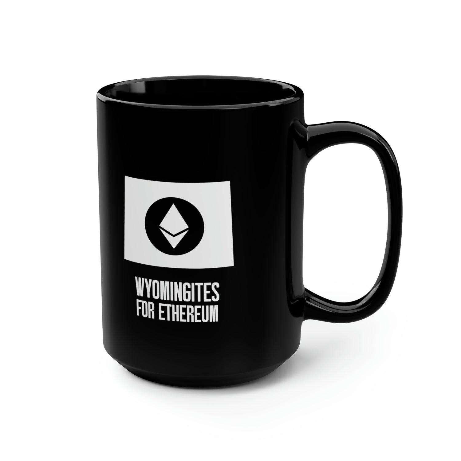 Wyomingites for Ethereum | Black Mug