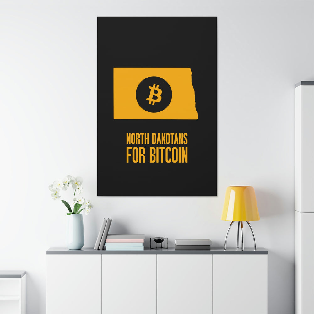 North Dakotans for Bitcoin | Wall Canvas